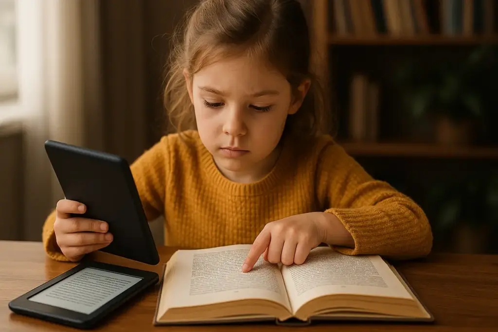 Libri digitali vs cartacei: Cosa dicono le ultime ricerche sulla comprensione dei bambini