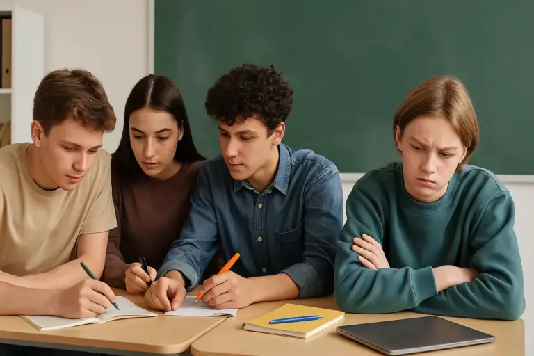 Lavoro di gruppo in classe: quando diventa controproducente per i più fragili