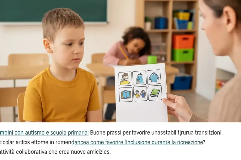 Routine visiva per bambini autistici: perché stabilizza i momenti di transizione