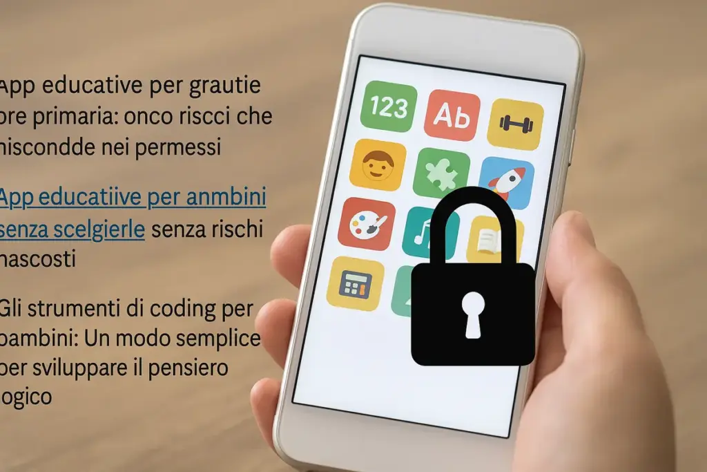 App educative gratuite per la primaria: il rischio che si nasconde nei permessi