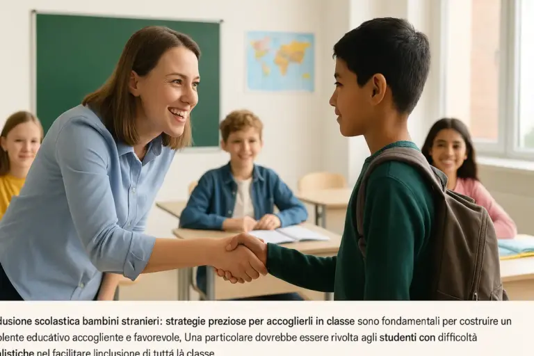 Come accogliere un alunno straniero a metà anno: il primo gesto che conta