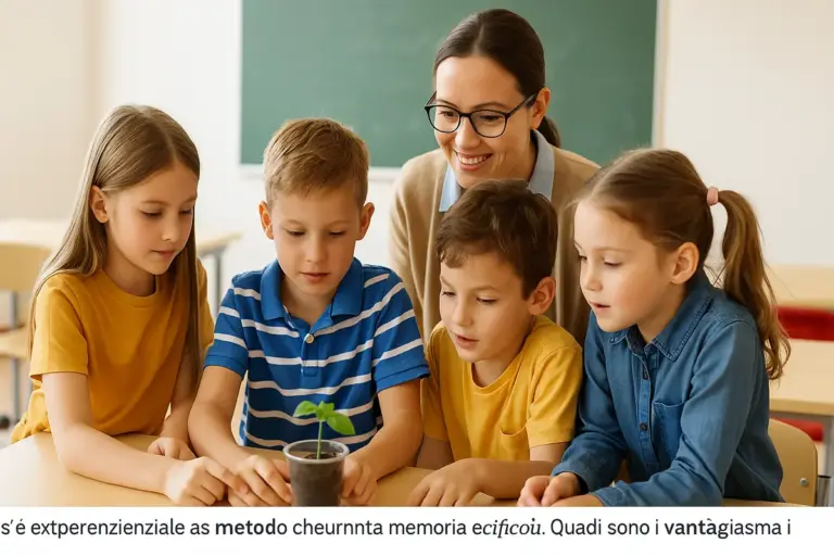 Laboratorio esperienziale alla scuola primaria: il formato che riduce i tempi morti