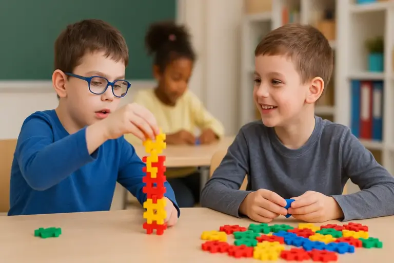 Giochi strutturati per bambini con autismo: quelli che aprono al contatto sociale