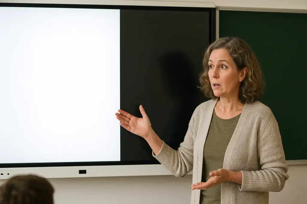 LIM spenta per metà lezione: il motivo che sorprende molti insegnanti